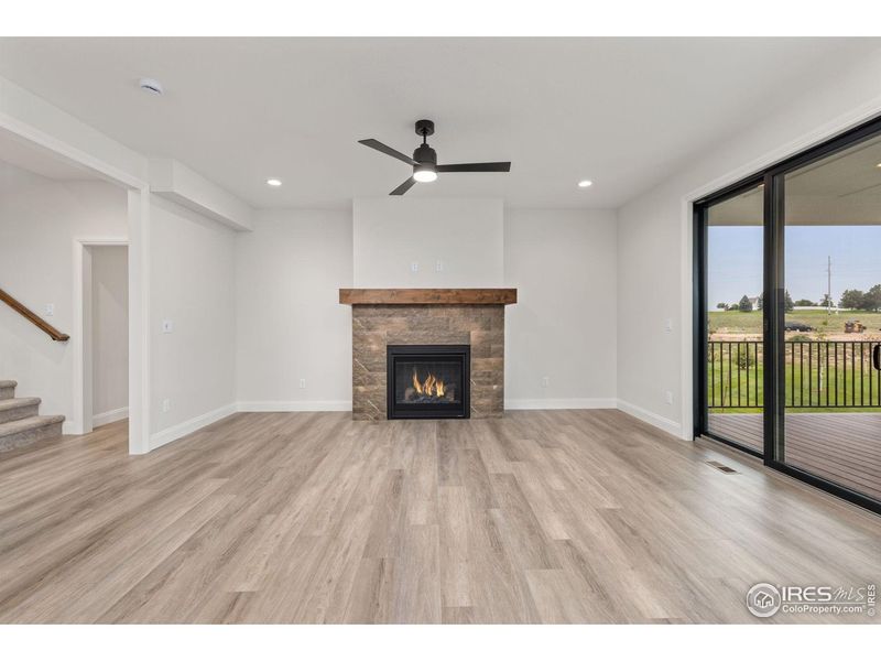 Spacious, unfurnished interior of a new home in Cottages at Kelly Farm, Greeley (Image 25).
