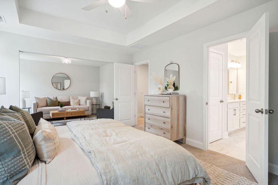Furnished interior view inside a new home in High Point at Foxbank, Moncks Corner (Image 4).