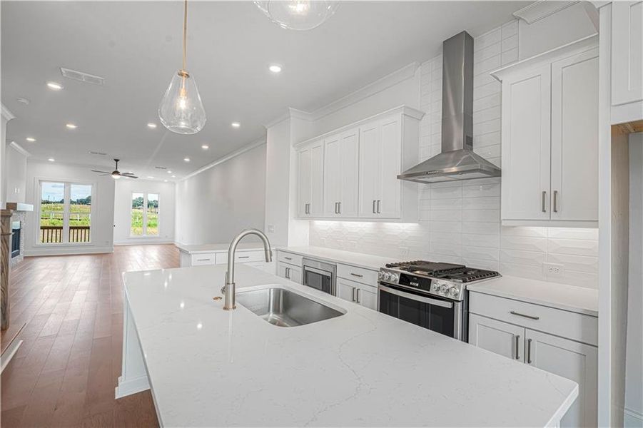 Furnished interior view inside a new home in Waterhaven, Cumming (Image 15).