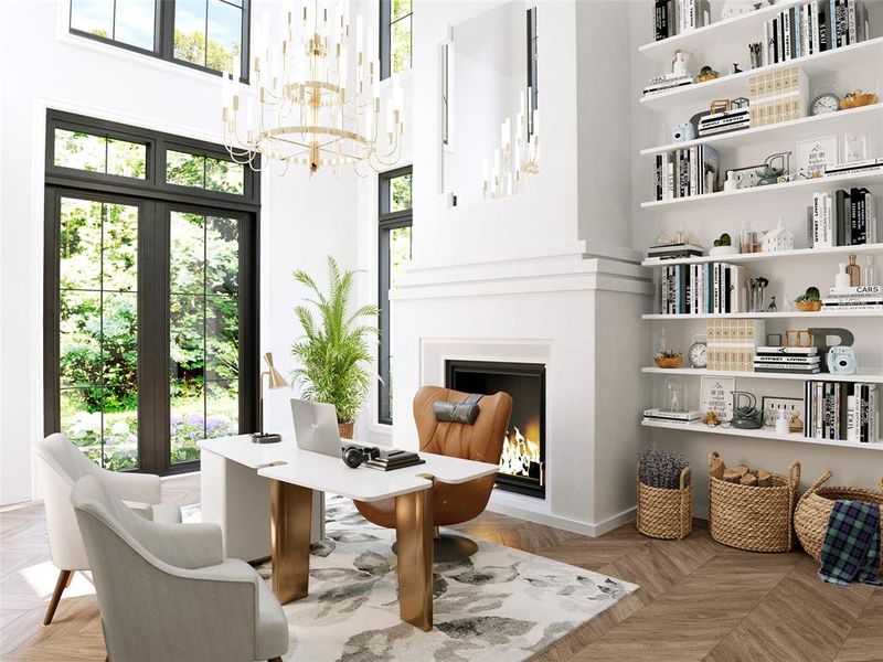 Furnished interior view inside a new home in , Dallas (Image 5). Furnished interior view inside a new home in , Dallas (Image 5).