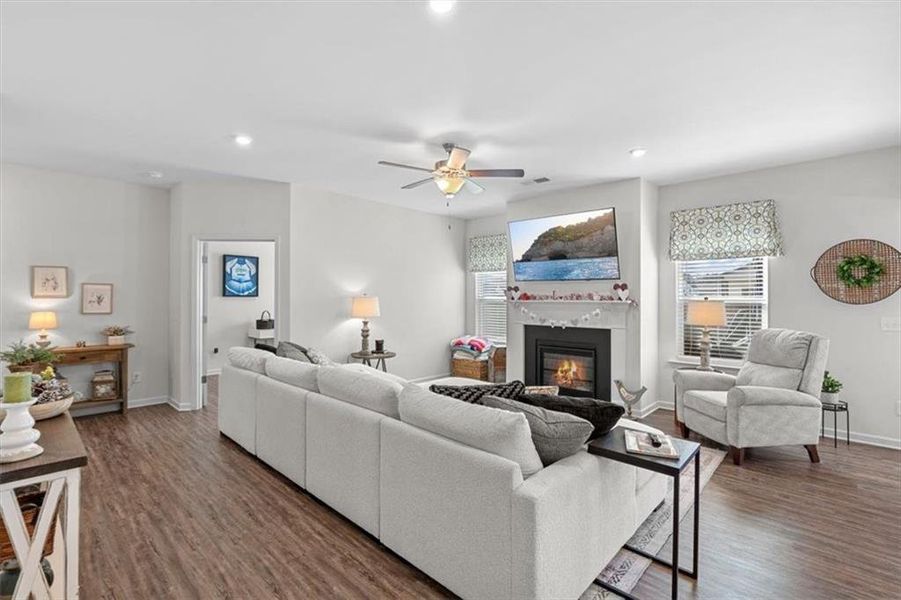 Furnished interior view inside a new home in Jackson Farm, Cartersville (Image 34).