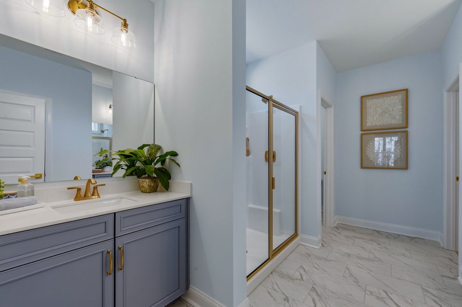 Representative furnished interior of a home built from the Savannah by Beazer Homes in Inlet Keys, Murrells Inlet (Image 10).