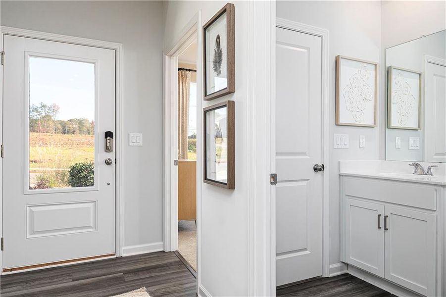 Furnished interior view inside a new home in Rhodes Glen, Lawrenceville (Image 42).