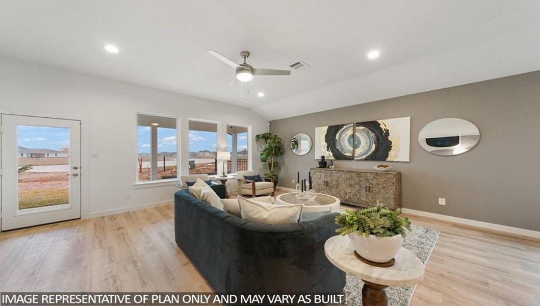 Furnished interior view inside a new home in Mill Creek Estates, Magnolia (Image 11).