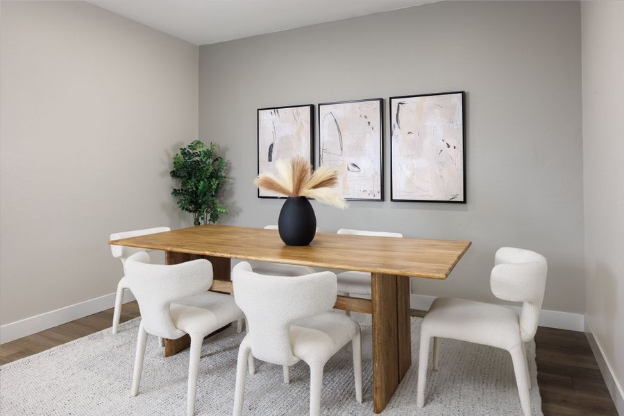 Representative furnished interior of a home built from the Fossil by Beazer Homes in Willows at Bella Vista Farms, San Tan Valley (Image 10).