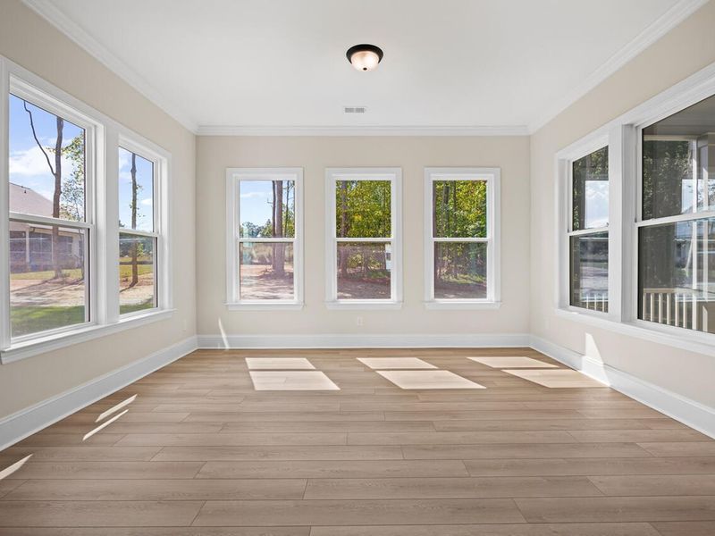 Spacious, unfurnished interior of a new home in Rockport, Wake Forest (Image 61).
