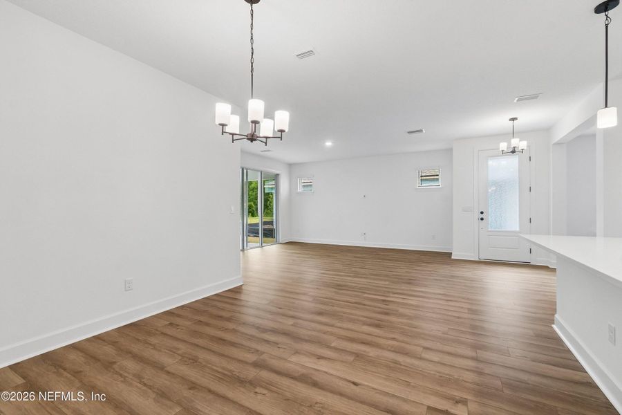 Spacious, unfurnished interior of a new home in Westerly Park at Wildlight – Villa Collection, Yulee (Image 23). Spacious, unfurnished interior of a new home in Westerly Park at Wildlight – Villa Collection, Yulee (Image 23).