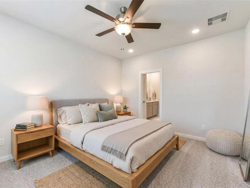 Furnished interior view inside a new home in Windmill Estates, Magnolia (Image 7).