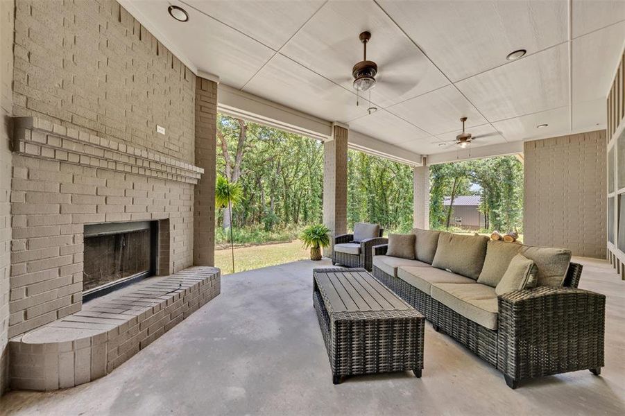 Exterior details and patio area of a home in , Poolville (Image 3). Exterior details and patio area of a home in , Poolville (Image 3).