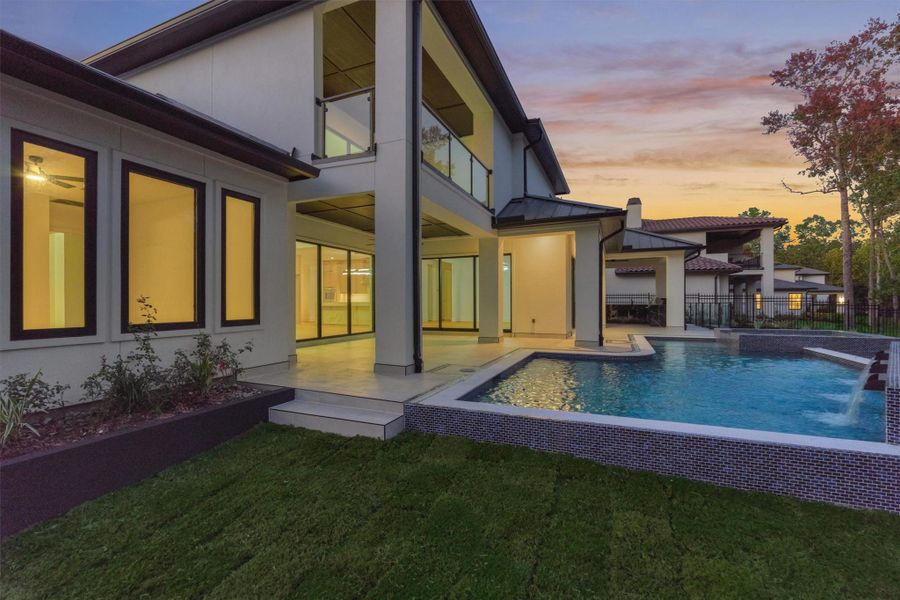 Exterior details and patio area of a home in , Spring (Image 31). Exterior details and patio area of a home in , Spring (Image 31).