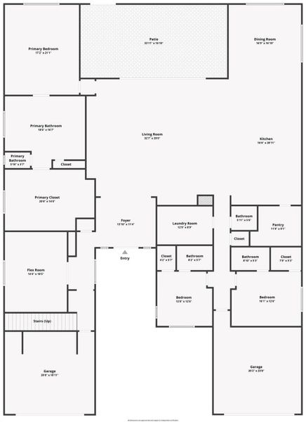2D floor plan layout of this home in , Port St. Lucie, FL (Image 5).