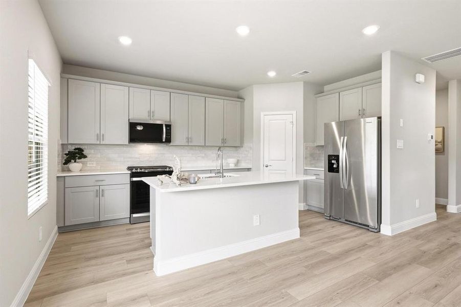 Furnished interior view inside a new home in Westmoor, Sherman (Image 12).