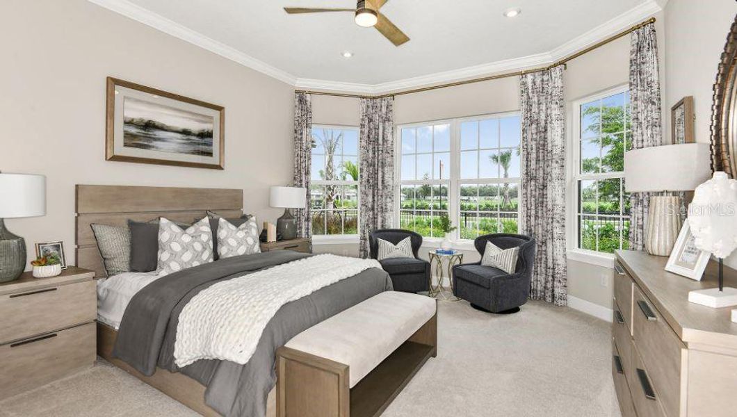 Furnished interior view inside a new home in Skye Ranch Community Group Page, Sarasota (Image 15).