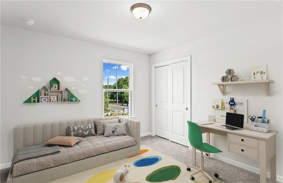 Furnished interior view inside a new home in Linden Grove, Powder Springs (Image 11).