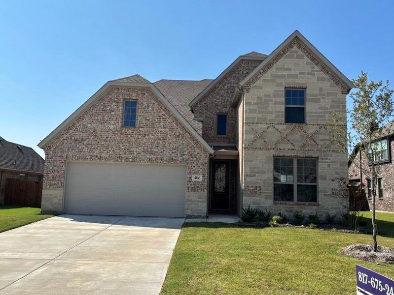 Front exterior of a new home in DeBerry Heritage, Josephine, TX, highlighting curb appeal (Image 17). Front exterior of a new home in DeBerry Heritage, Josephine, TX, highlighting curb appeal (Image 17).