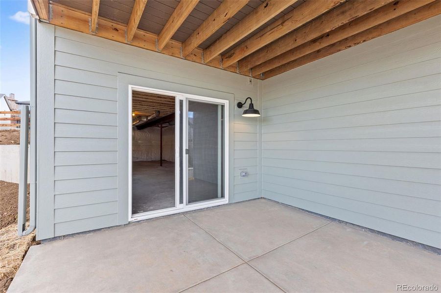Exterior details and patio area of a home in , Golden (Image 4).