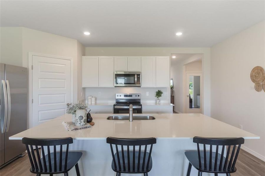 Furnished interior view inside a new home in Hamilton Bluff, Haines City (Image 14). Furnished interior view inside a new home in Hamilton Bluff, Haines City (Image 14).