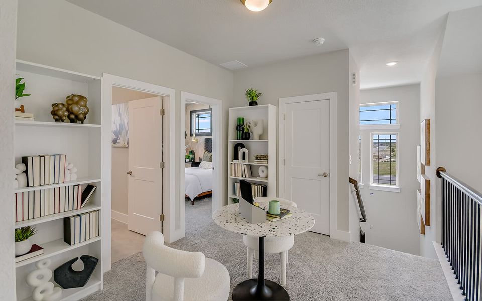 Furnished interior view inside a new home in Easton Park, Austin (Image 8).