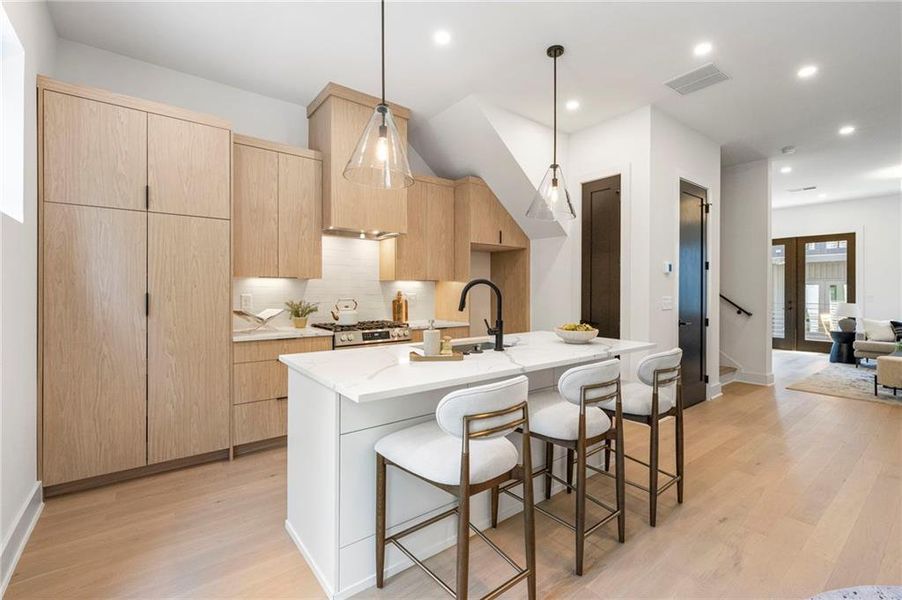 Furnished interior view inside a new home in , Atlanta (Image 13).
