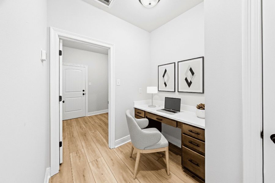 Furnished interior view inside a new home in Young Oaks, Crestview (Image 7).
