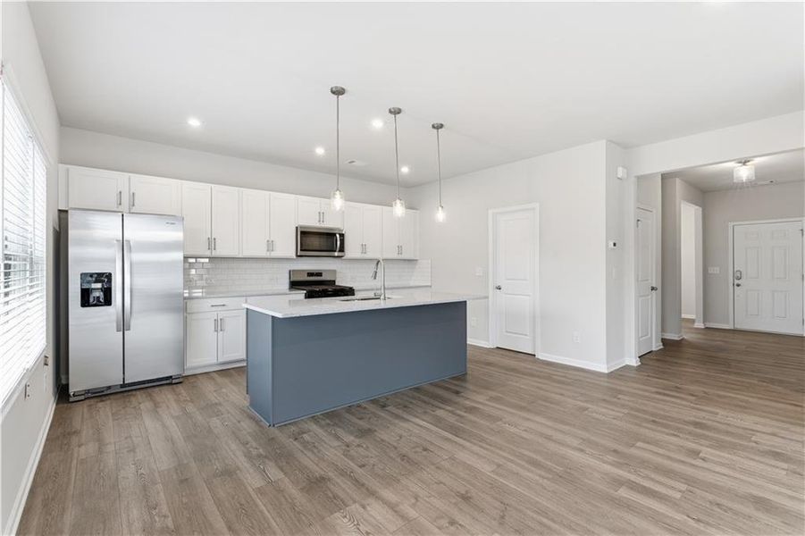 Furnished interior view inside a new home in The Reserve at Chapel Hill Phase II, Douglasville (Image 11).