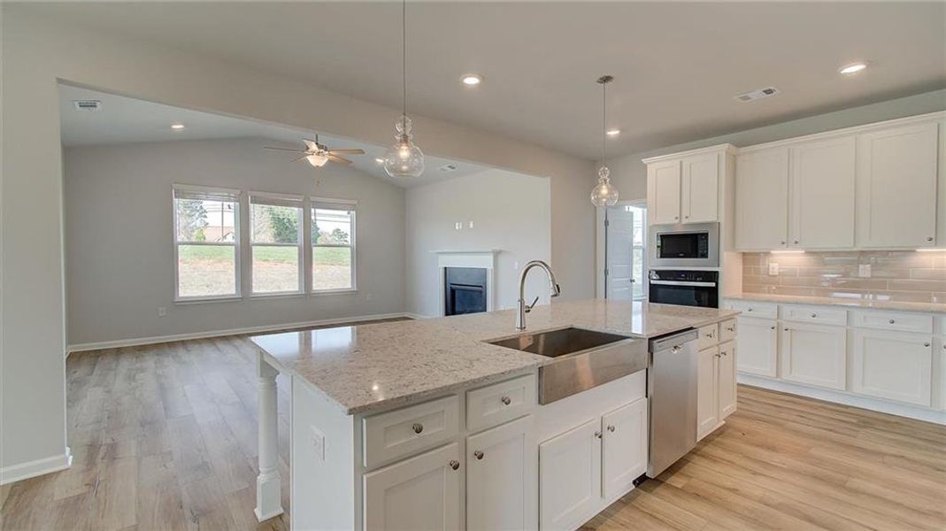 Furnished interior view inside a new home in Brighton, Locust Grove (Image 10).