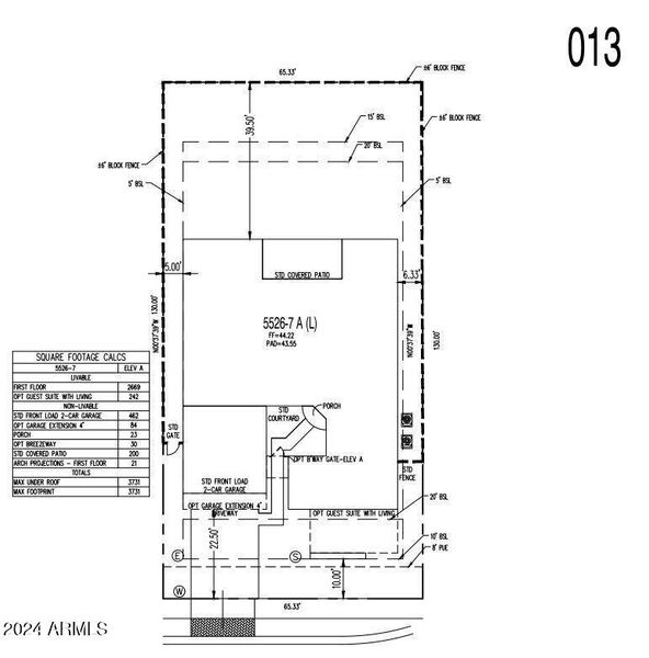 Plot Plan