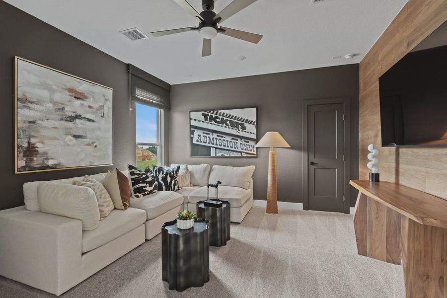 Furnished interior view inside a new home in Evergreen, Fulshear (Image 12).