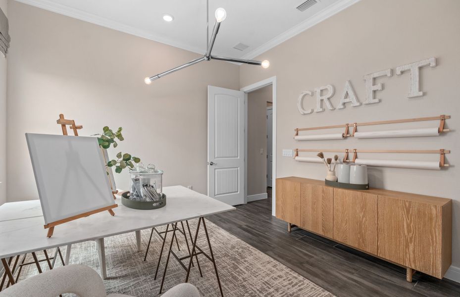 Representative furnished interior of a home built from the Renown by Del Webb in Del Webb Lakehaven, Clermont (Image 4).