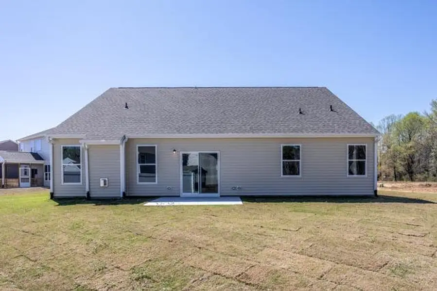 Exterior details and patio area of a home in Daniel Farms, Benson (Image 4).