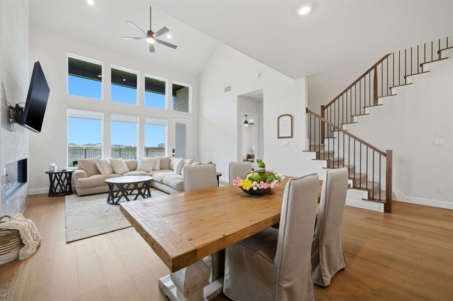 Furnished interior view inside a new home in , Royse City (Image 18). Furnished interior view inside a new home in , Royse City (Image 18).