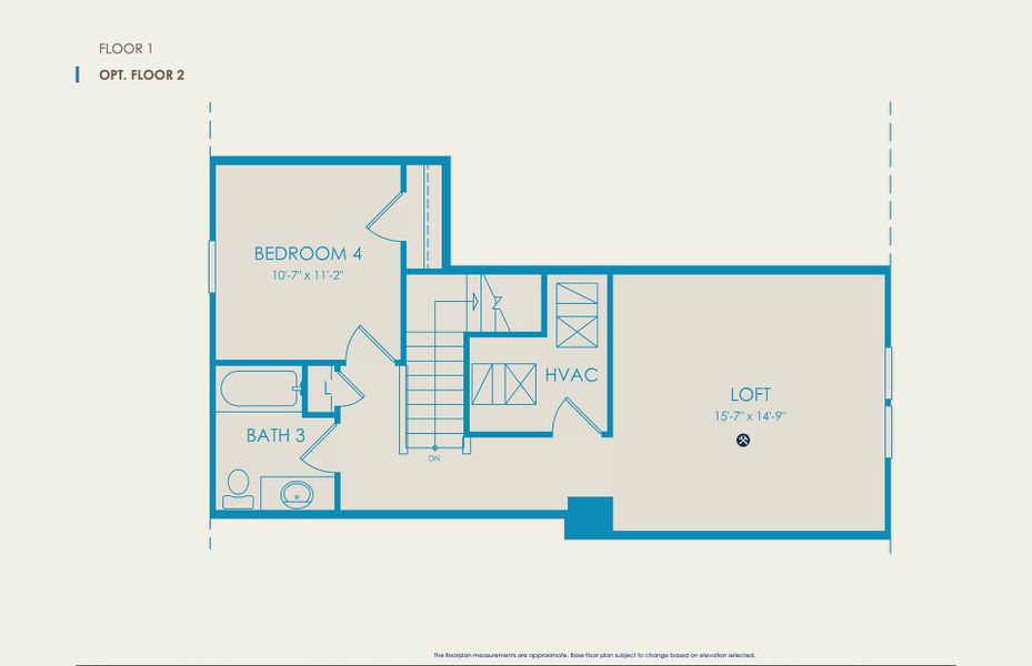 Prestige Floor Plan, Quick Move-In Home, Floor 2