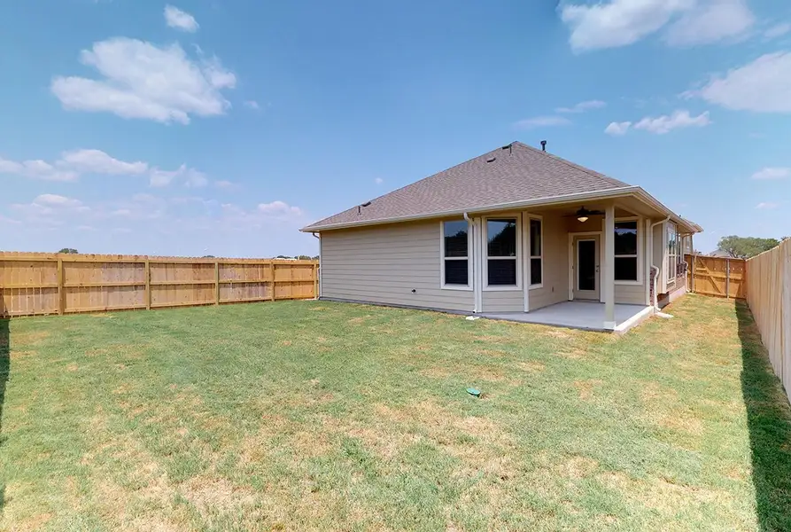 Exterior details and patio area of a home in Briarwood, Elgin (Image 3). Exterior details and patio area of a home in Briarwood, Elgin (Image 3).
