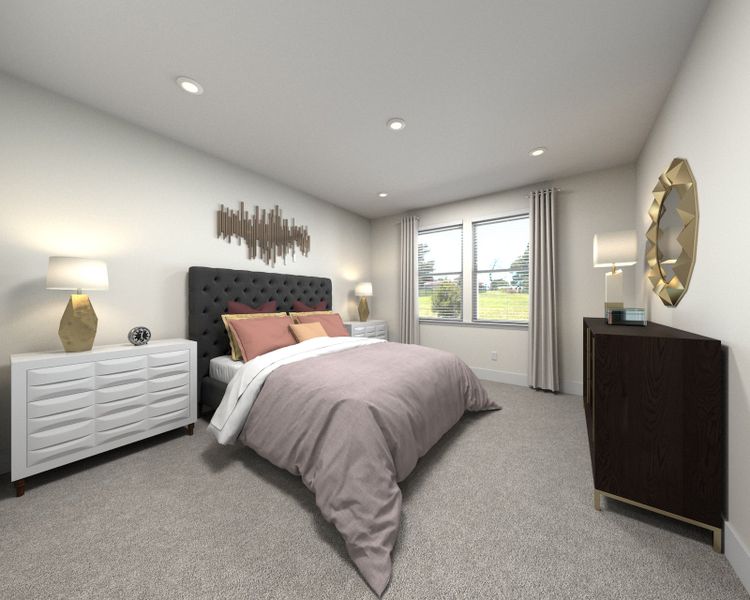 The primary suite offers a private retreat.