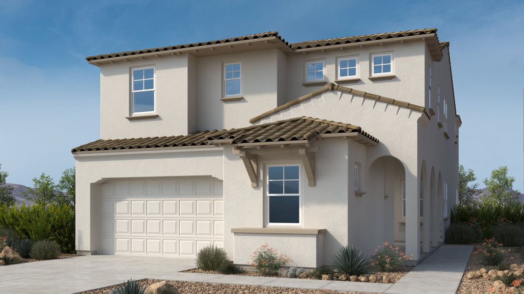 Front exterior of a home in the Verdin Discovery Collection community, located in Phoenix, AZ (Image 12).
