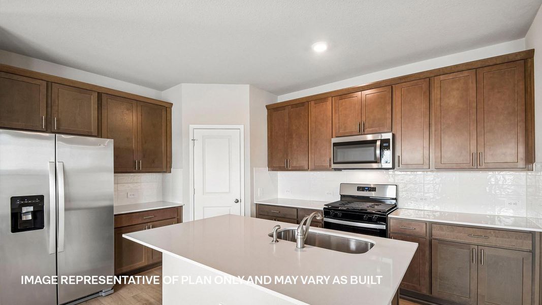 Furnished interior view inside a new home in Carillon, Manor (Image 2).