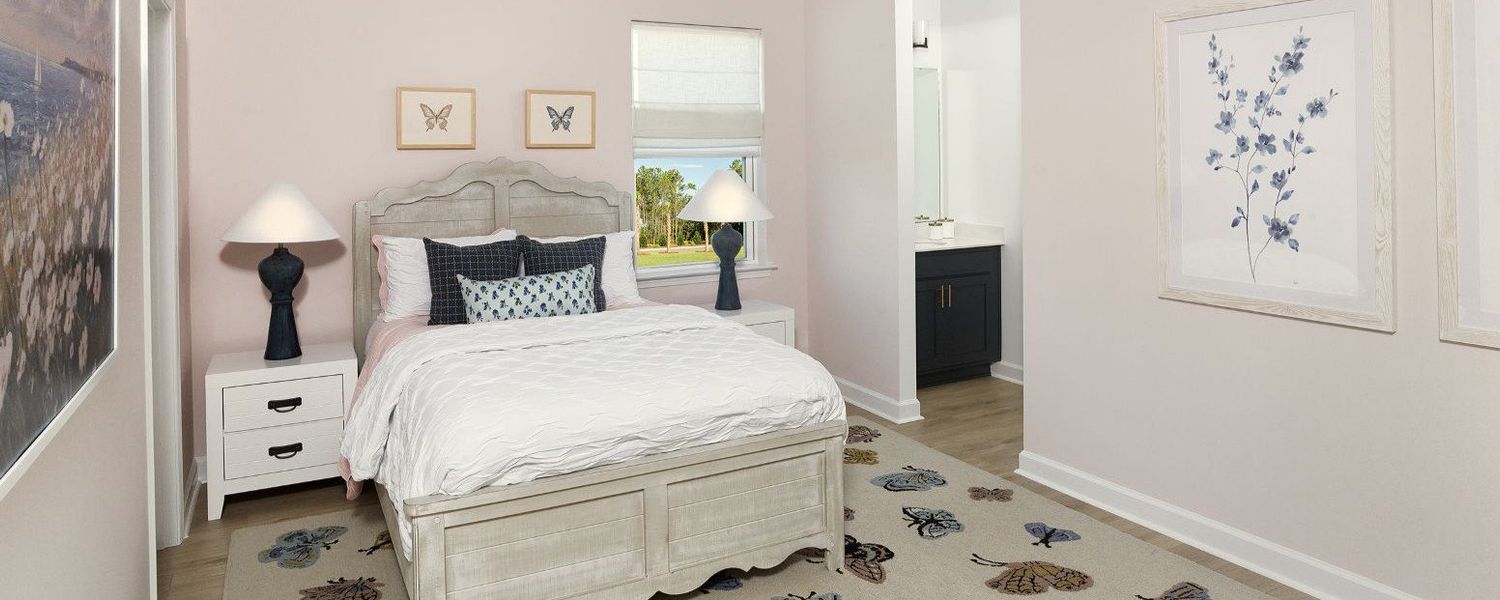 Representative furnished interior of a home built from the Palermo by Ashton Woods in Blue Heron Retreat: Oasis Series, Little River (Image 12).