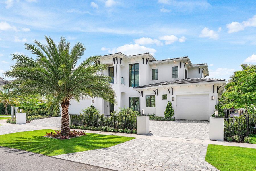 Front exterior of a new home in , Boca Raton, FL, highlighting curb appeal (Image 1).