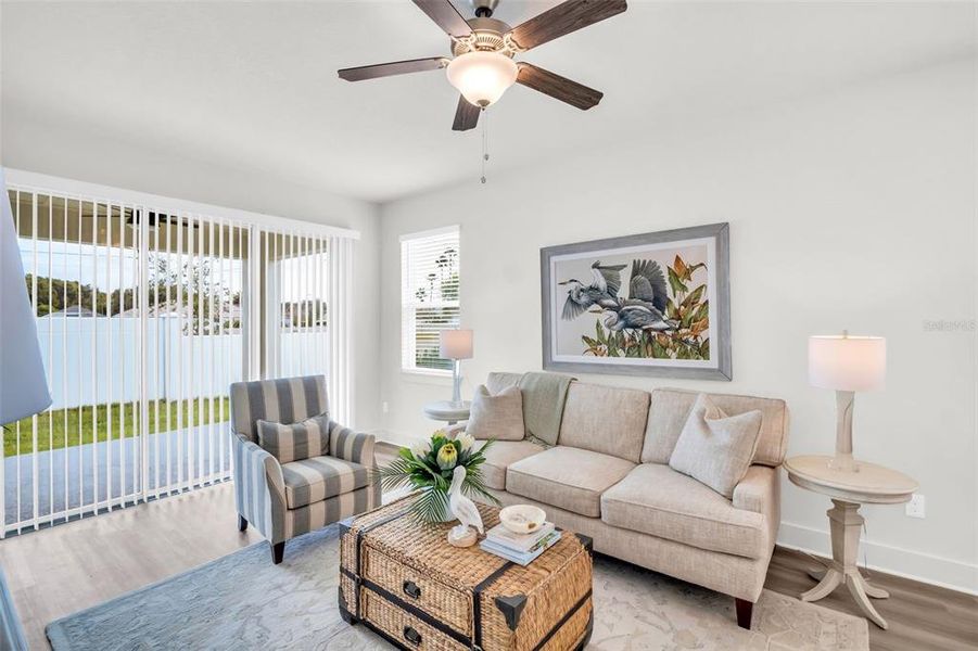 Furnished interior view inside a new home in , Hudson (Image 14).