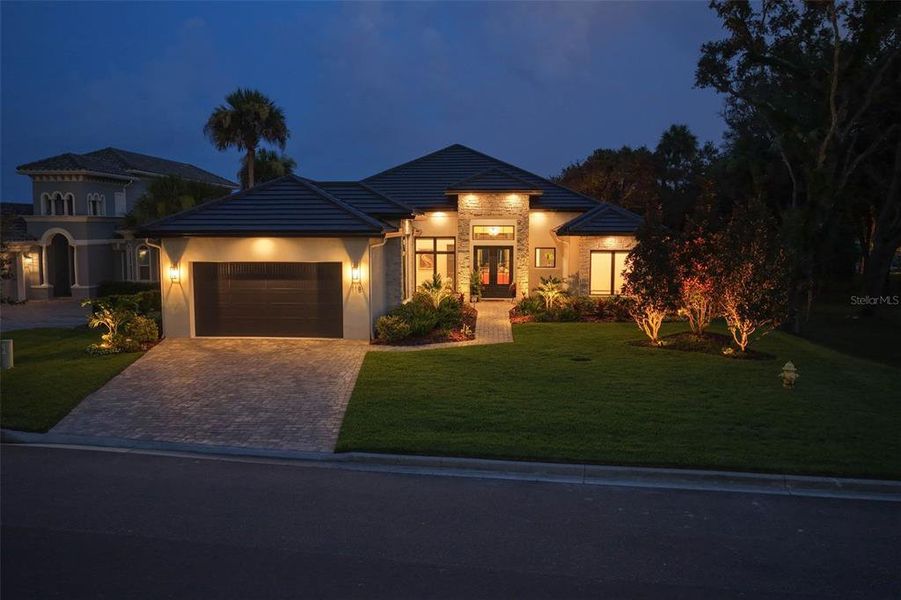 Front exterior of a new home in , Flagler Beach, FL, highlighting curb appeal (Image 23). Front exterior of a new home in , Flagler Beach, FL, highlighting curb appeal (Image 23).