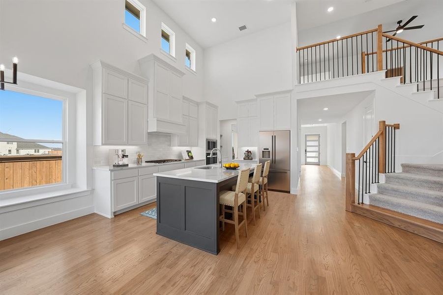 Furnished interior view inside a new home in Brookhollow West, Prosper (Image 15).