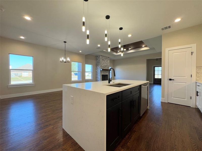 Furnished interior view inside a new home in , Gun Barrel City (Image 9). Furnished interior view inside a new home in , Gun Barrel City (Image 9).