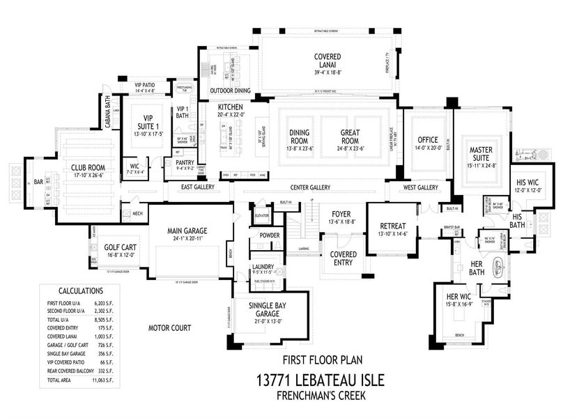 First Floor - Floor Plan