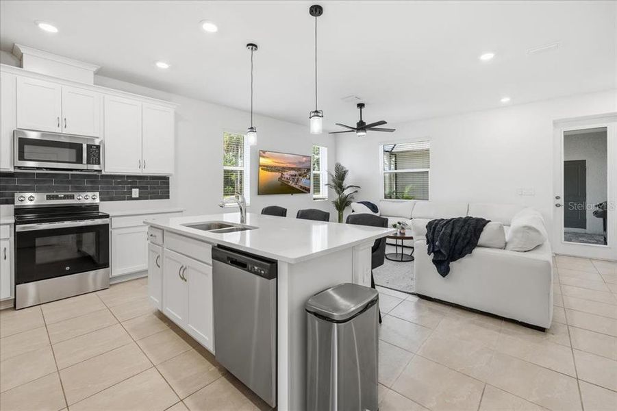 Furnished interior view inside a new home in , Sarasota (Image 17).