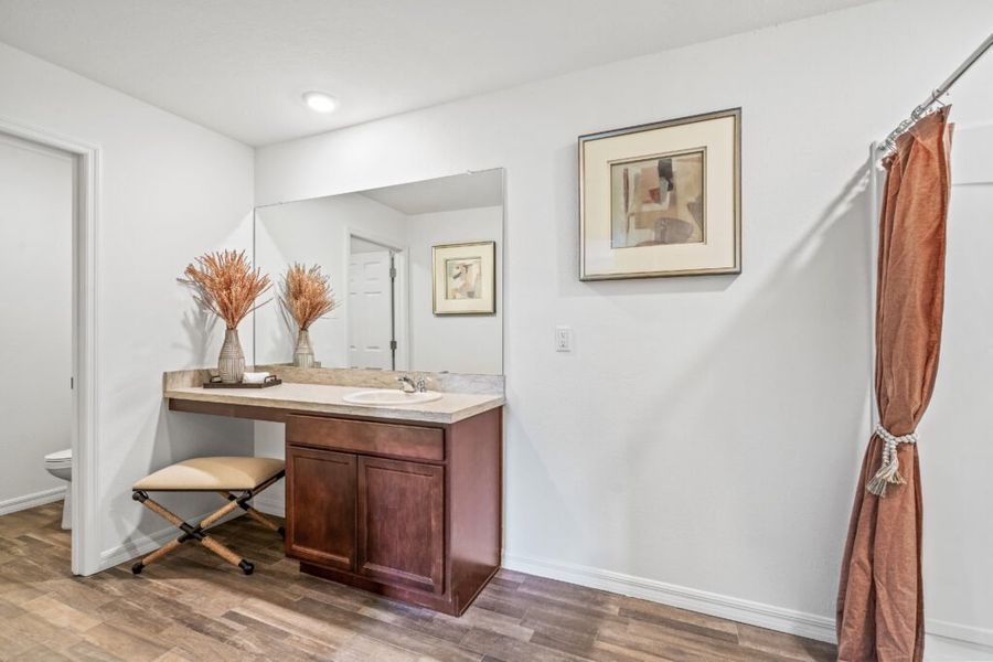 Representative furnished interior of a home built from the Majestic by Holiday Builders in Port St Lucie, Port St. Lucie (Image 12).
