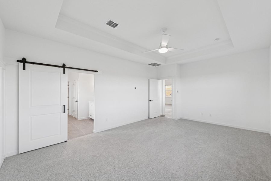 Tranquil primary suite (*Photo not of actual home and used for illustration purposes only.)