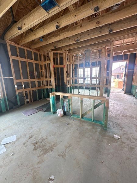 In-progress construction of a new home in Cedar Ridge Estates, Anna, TX (Image 6).