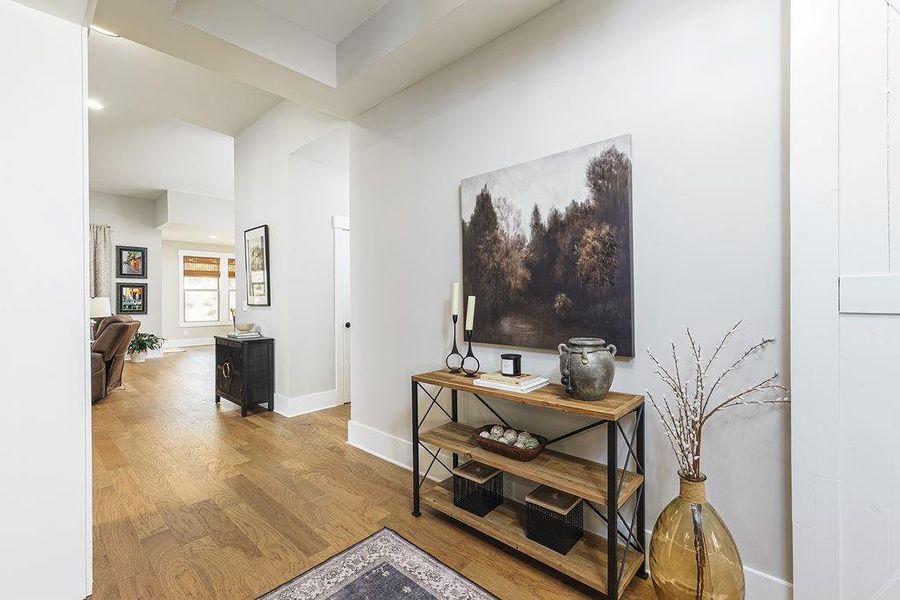 Furnished interior view inside a new home in Soleil Belmont Park, Canton (Image 24).