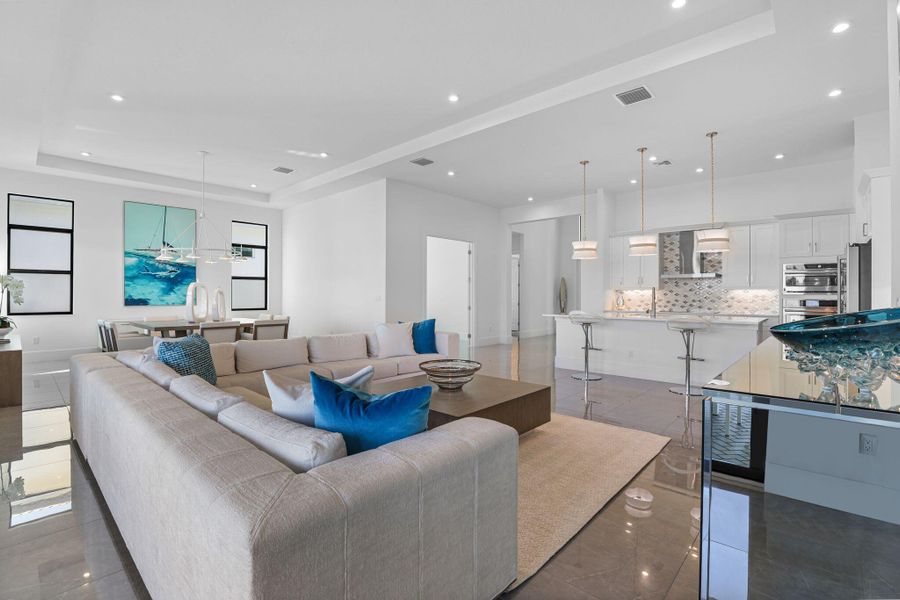 Furnished interior view inside a new home in , Port St. Lucie (Image 11). Furnished interior view inside a new home in , Port St. Lucie (Image 11).