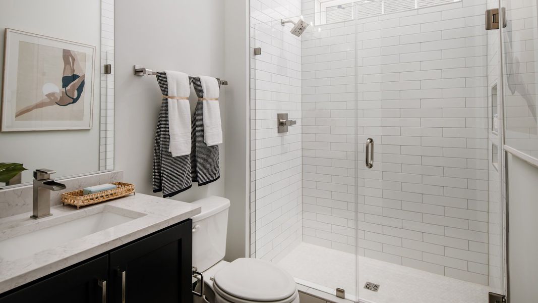 Representative furnished interior of a home built from the The Adventurer by DRB Elevate. in Brook Run, Fort Mill (Image 24).